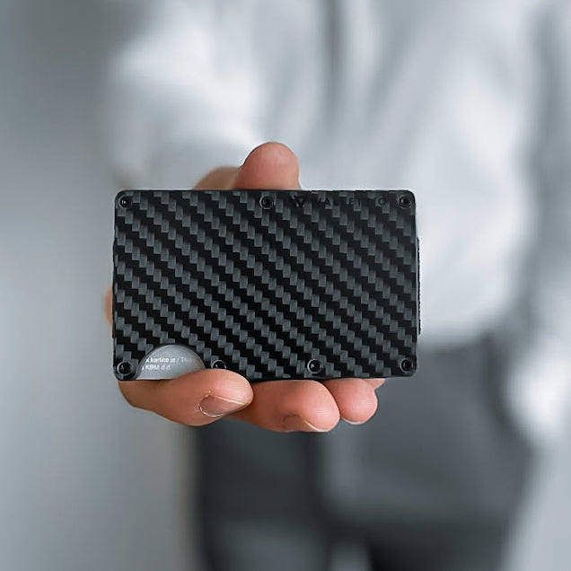 the ridge wallet Carbon Fiber - MONEY CLIP SHIPS SAME DAY